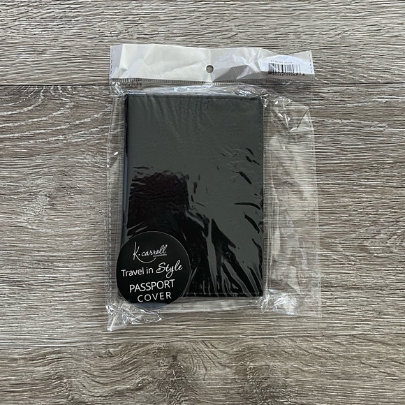 NWT K•Carroll “Black” Passport Cover as an added protection for your passport-#1 - Picture 4 of 6